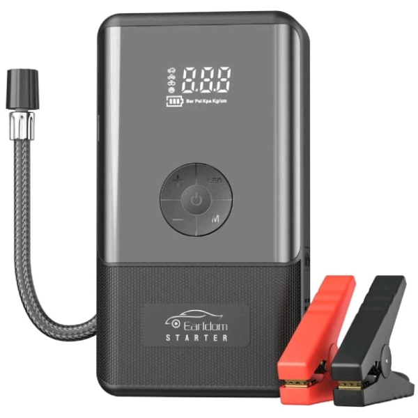 EARLDOM CAR JUMP STARTER & AIR PUMP POWER BANK 15000mAh